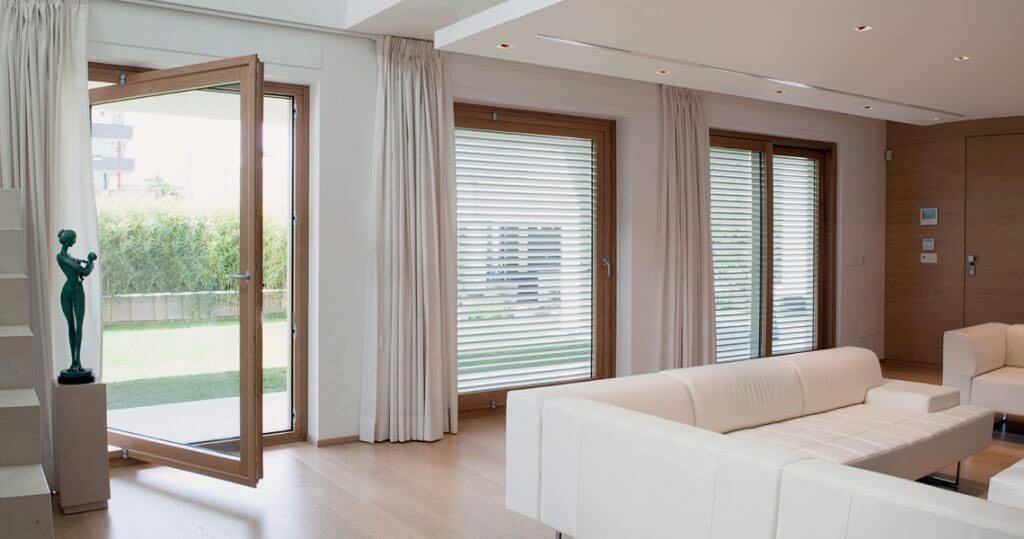 infissi in alluminio-legno dal design moderno